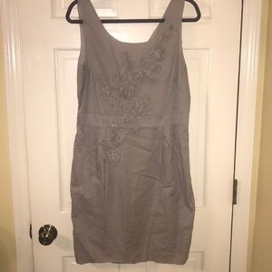Adorable light gray Ann Taylor Loft dress-size 12